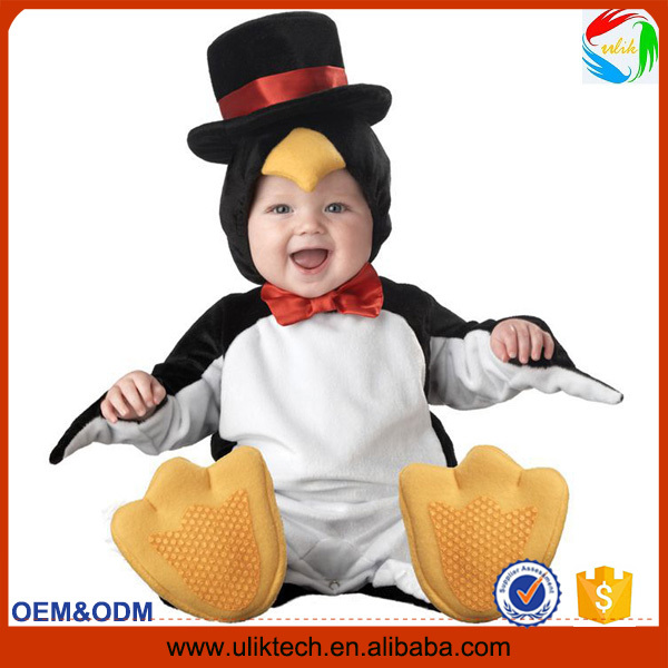 ペンギン動物の衣装熱い販売の漫画のマスコットの衣裳赤ん坊の摩耗のための卸売子供ハロウィン衣装( ulik- m021)仕入れ・メーカー・工場