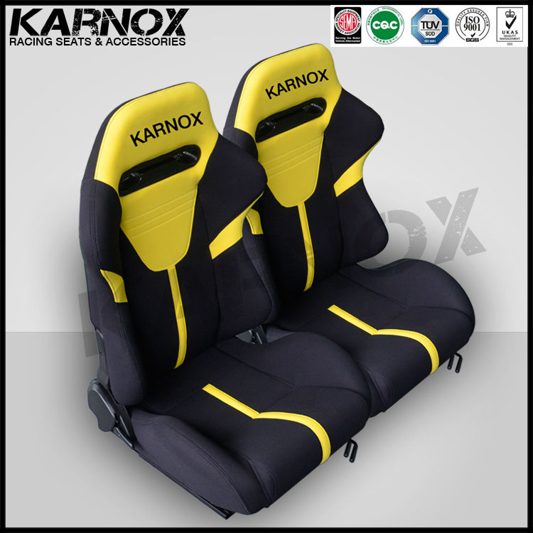 布のレーシングカーの座席、 静的jdmスタイルスポーツフロントベンチシート問屋・仕入れ・卸・卸売り