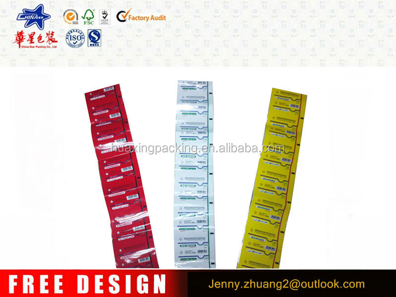 Super high quality custom chewing gum packaging supplier