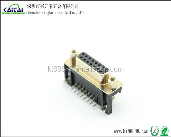 D-subdr15p90度直角メスコネクタ仕入れ・メーカー・工場