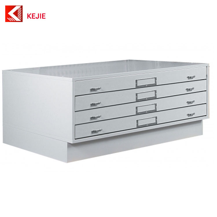 Factory Sale Flat Plan File Cabinet 5 Steel Drawers Plan Drawing