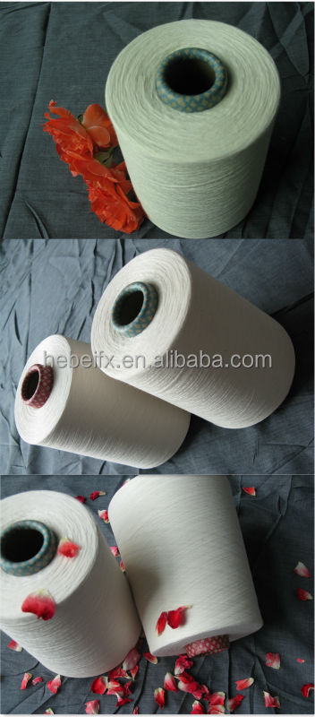 自然な白い綿- ポリを編むための混紡糸問屋・仕入れ・卸・卸売り
