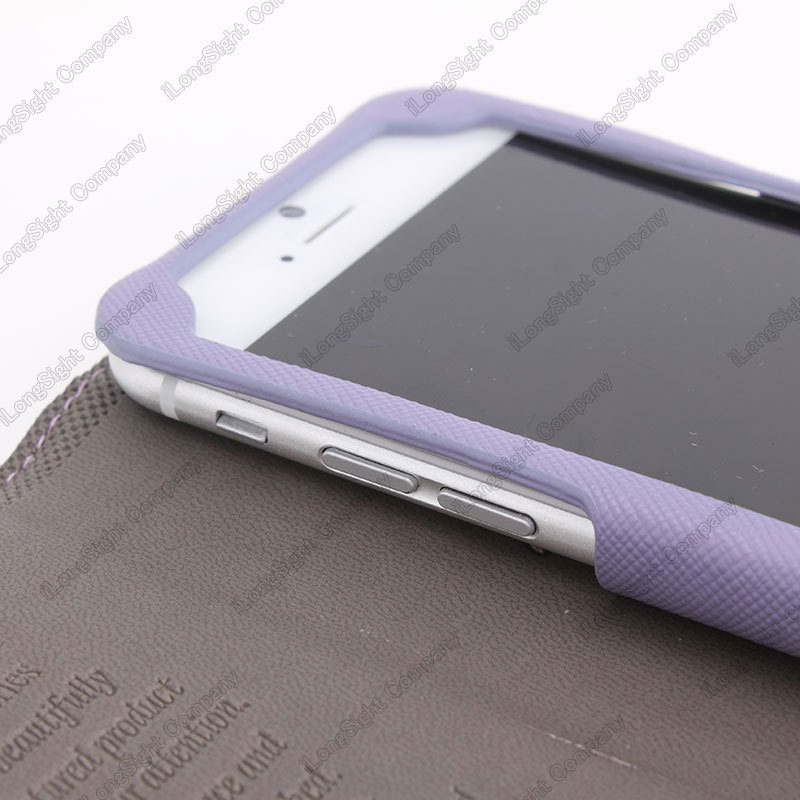 iPhone用6/6plus klogiレザーカバー,手帳ケースパープルブランド正規品問屋・仕入れ・卸・卸売り