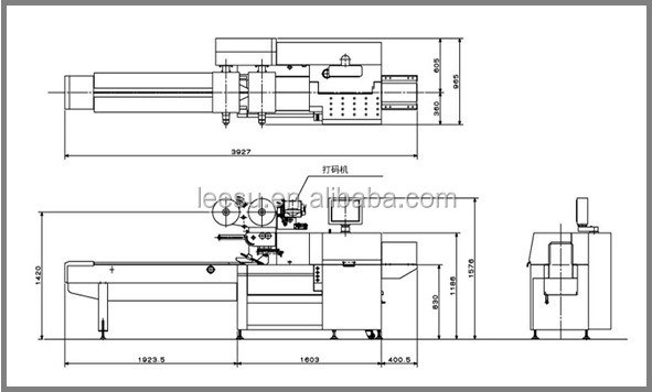 SGM080-3A-P/T Horizontal Flow Automatic Pillow Chocolate Bar Packing Machine