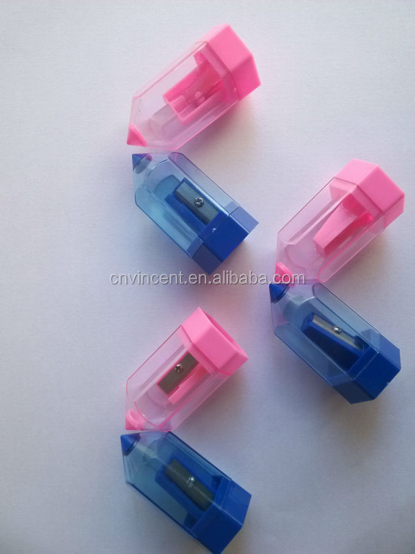 Manganese steel pencil shape plastic color pencil sharpener問屋・仕入れ・卸・卸売り