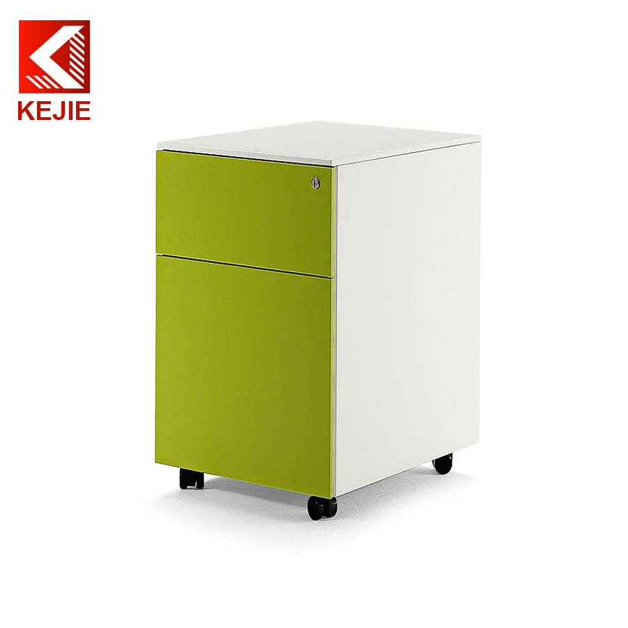 3 Drawer Movable Cabinet Small Mdf Filing Cabinet Under Desk