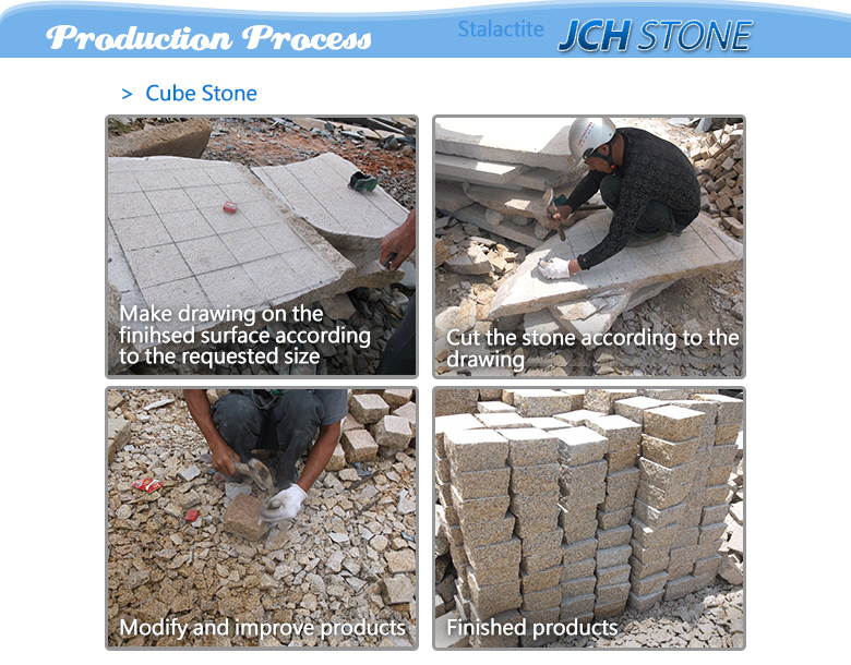 Natural black stepping stone building material
