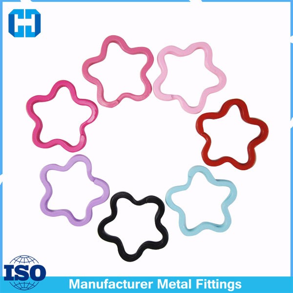 flower split key ring