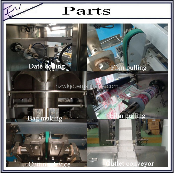 Automatic form fill seal saffron pouch packing machine