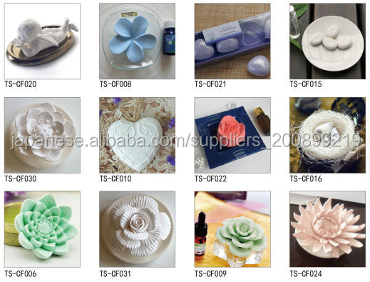 pink ceramic rose aroma flower diffuser with colors customized問屋・仕入れ・卸・卸売り