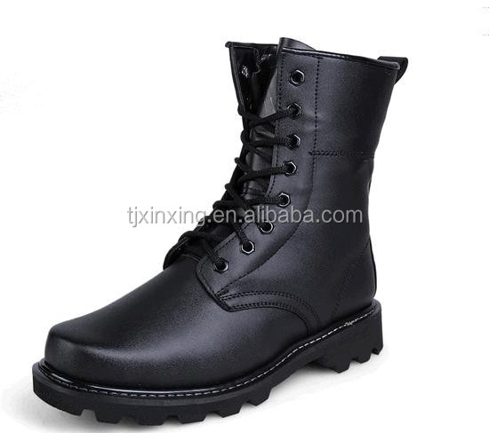 防水ミリタリー ハンティング ブーツ 、 黒革の ブーツ 、 綿が詰め靴仕入れ・メーカー・工場
