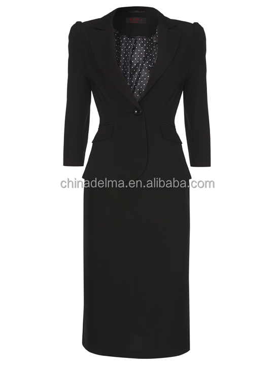 新しい到着の2014年オフィス制服の女性のためのスーツのスーツプラスサイズミドル- 中年女性スーツ問屋・仕入れ・卸・卸売り