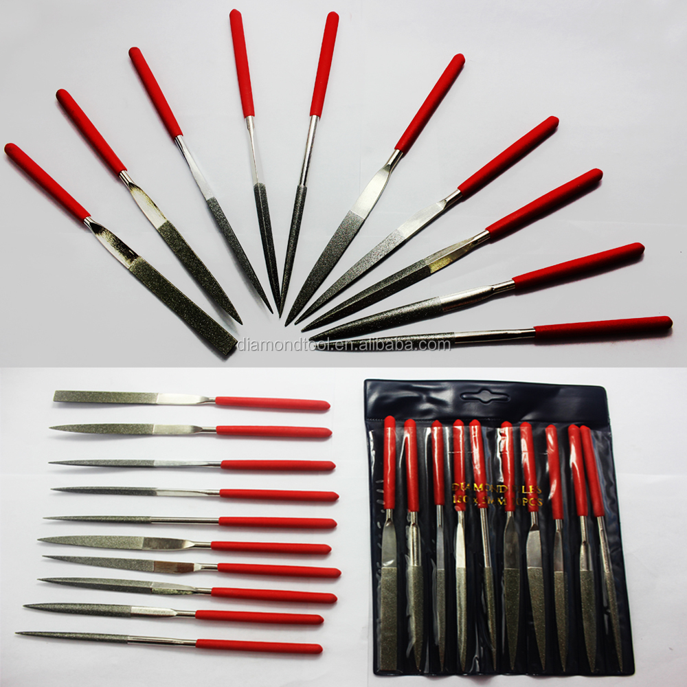 Types Of Hand Files Use Grinding Diamond Fileflat,Round,Triangle,Square