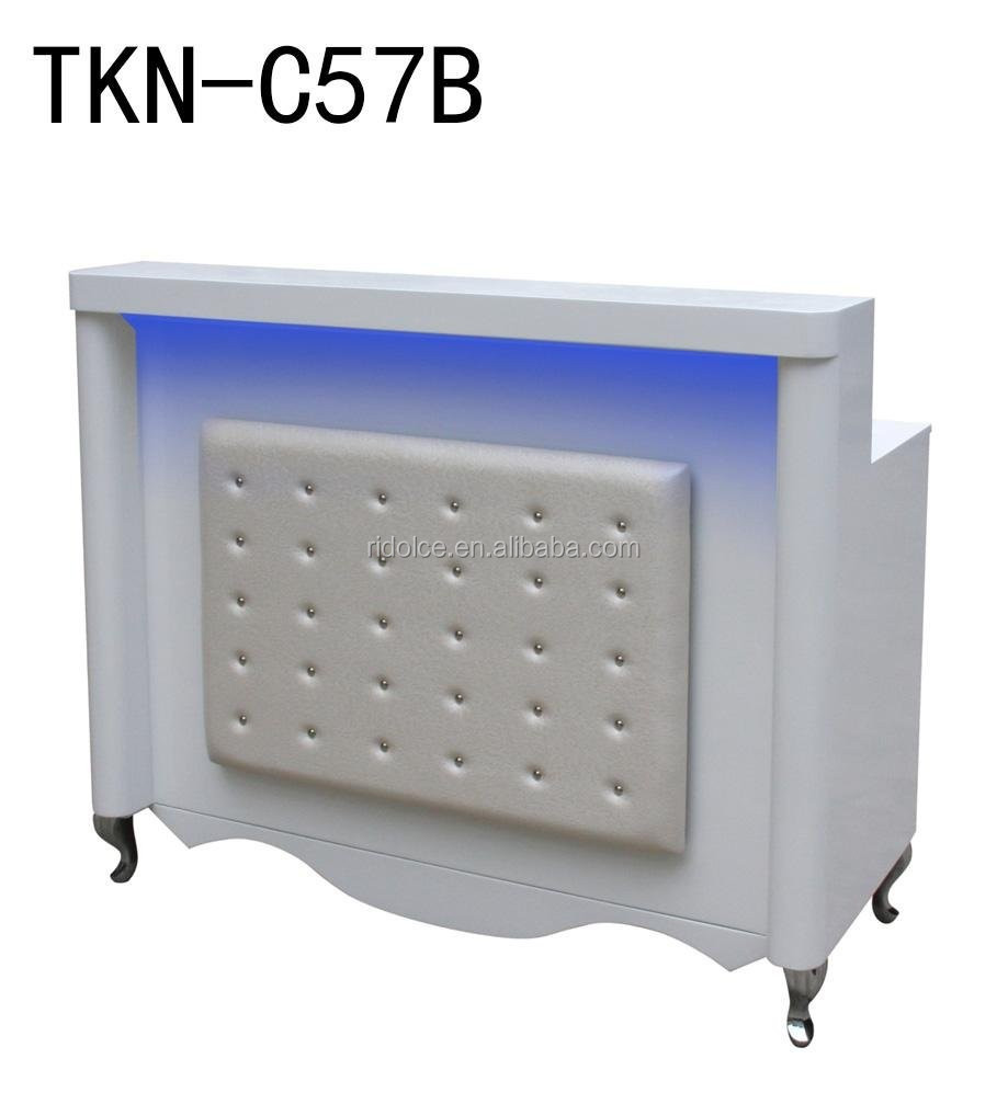 Pain Nail Salon Reception Desk Painted Finished Acetone Proof Office