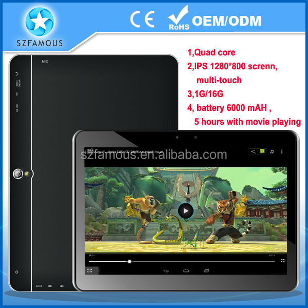 クアッドコア4.410.1インチアンドロイドタイプでのandroidタブレットpcwcdma+gsm1gb/16gb問屋・仕入れ・卸・卸売り