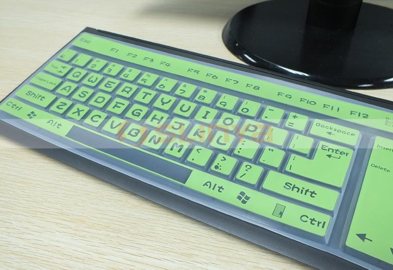 カラフルなエコ- フレンドリーなシリコンキーボードスキンデスクトップコンピュータ用のシリコンキーボードカバー問屋・仕入れ・卸・卸売り