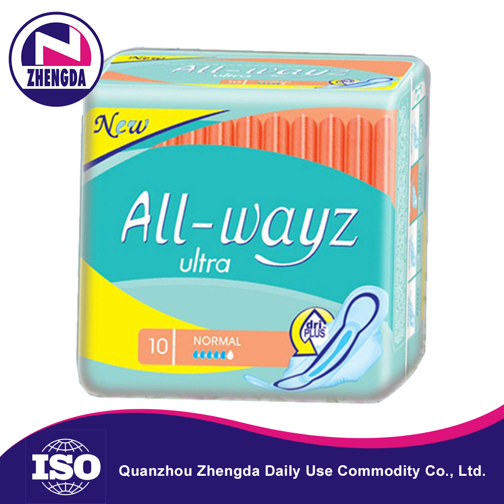 Hot Sell Brand Name Lady Blue Chip Brand Biodegradable Sanitary Napkin