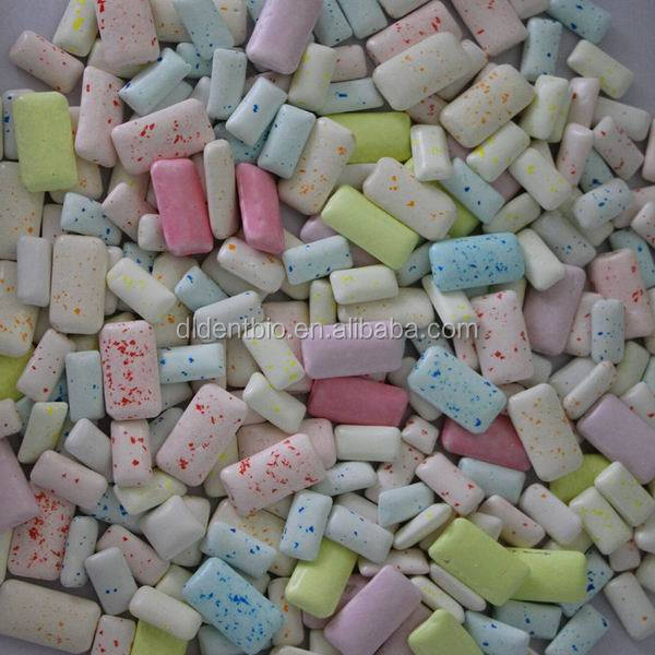 sugar free colourful multi flavored sparkle gum