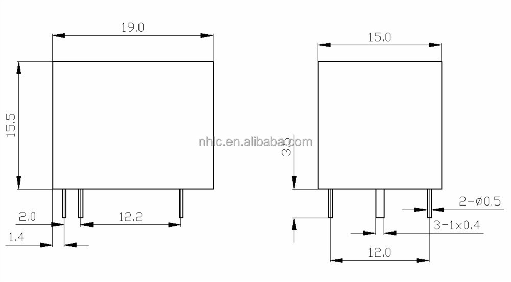 973( 3ff、 t73) 12v価格良い10a/15a冷蔵庫リレー問屋・仕入れ・卸・卸売り