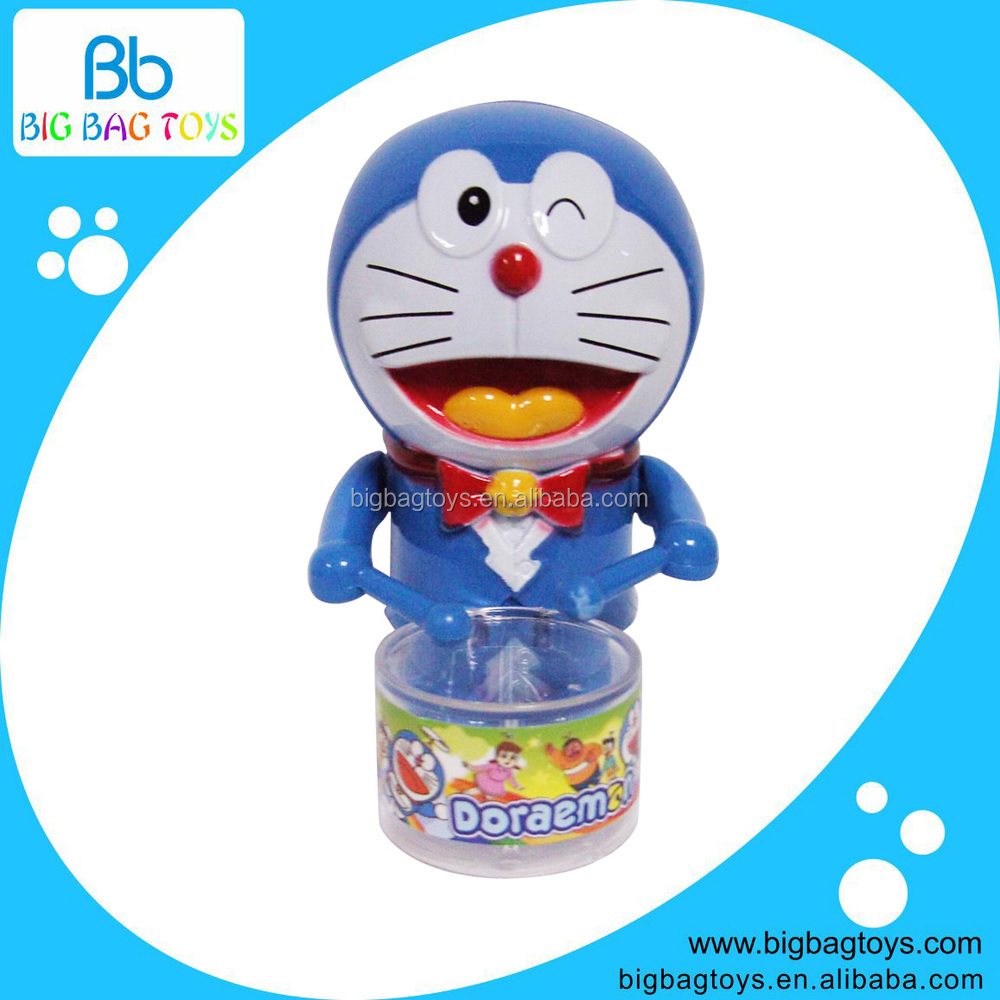 2014 high quality !! pull line fan toy with candy
