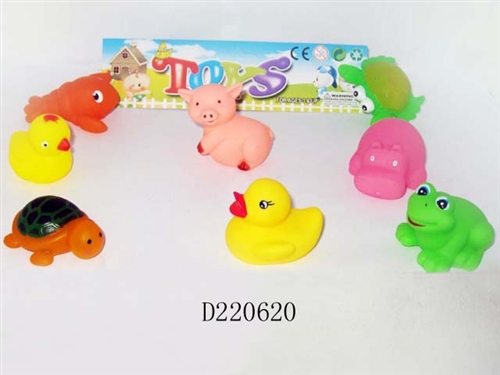 赤ちゃんのお風呂の玩具、 赤ちゃんのお風呂のための動物のおもちゃ、 音で動物d220617ソフト問屋・仕入れ・卸・卸売り