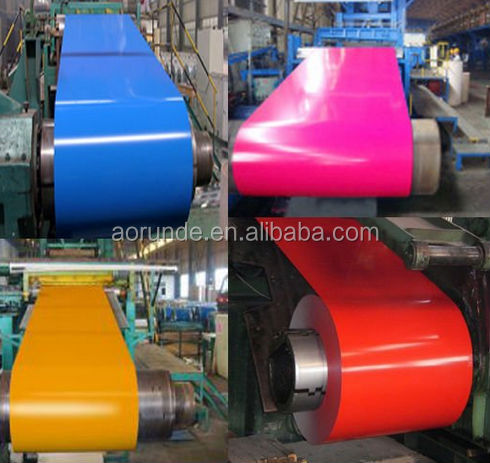 building material \/prepainted steel coil \/made in china\/PPGI\/industrial product\/ GP 1017 Saffron yellow