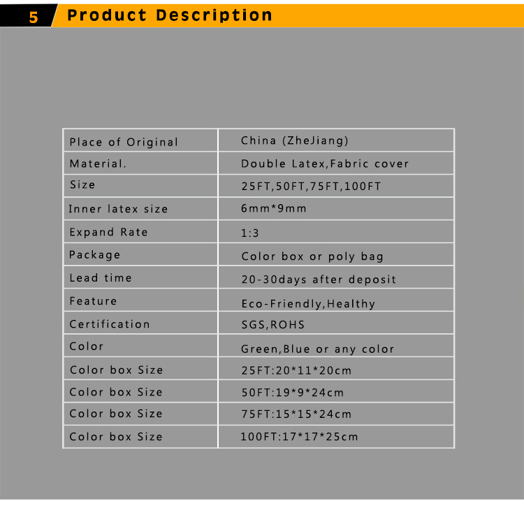 2014 Good Quality hose can expandable