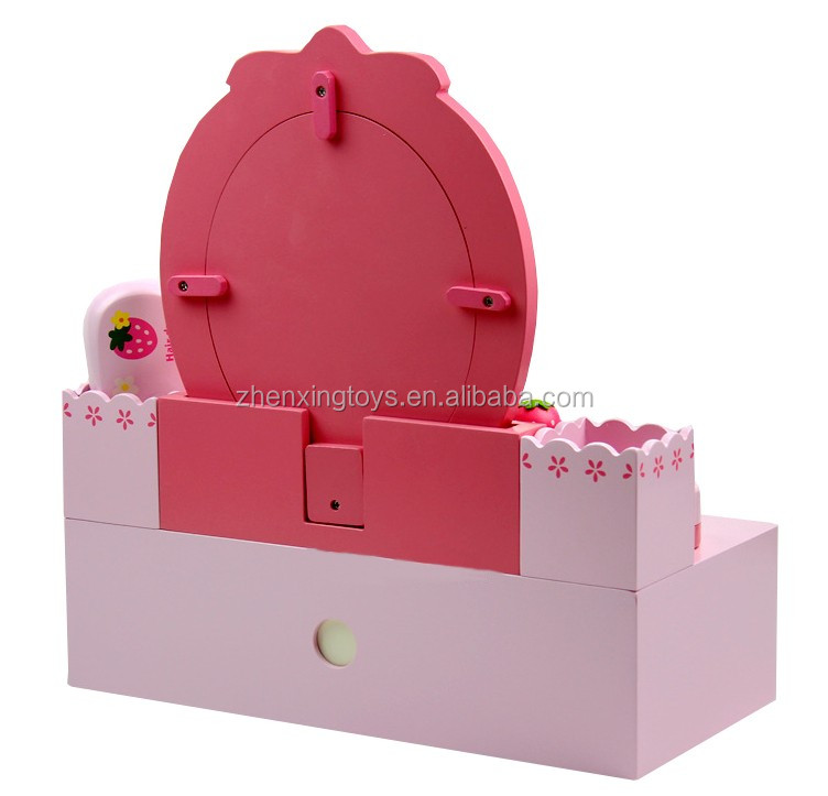 イチゴのデザイン木製キッズミニ洗面化粧台の子供服韓国仕入れ・メーカー・工場
