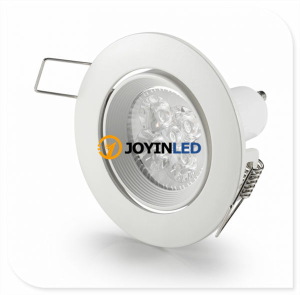 spotlight fixture white zinc alloy gu10 4w