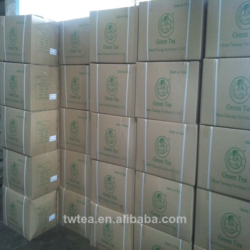 Chunmee Green Tea 9371 in small packaging for Algeria