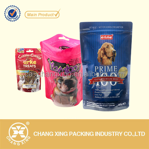 heat sealable plastic dog food bags/dog food packaging bags(22 year