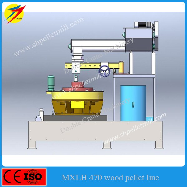 MXLH 470 biomass wood pellet production line for sale