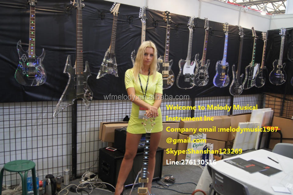 新しい用2015手作り アーチ型の トップ ジャズ エレキ ギター 、 17 'howllow ボディ仕入れ・メーカー・工場
