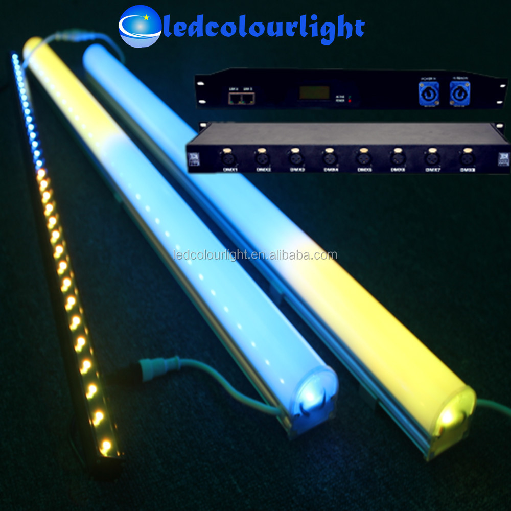 ledclourlightip665dmxrgb屋外の建物のアルミニウム合金鋼デジタルチューブライト仕入れ・メーカー・工場