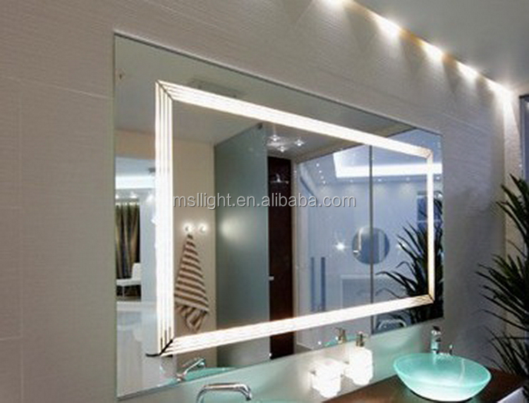 安い価格のカスタム- 最善を販売するスタイリッシュの浴室の壁ミラー主導仕入れ・メーカー・工場
