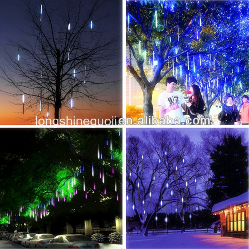 led meteor rain tube light for outdoor indoor decoration