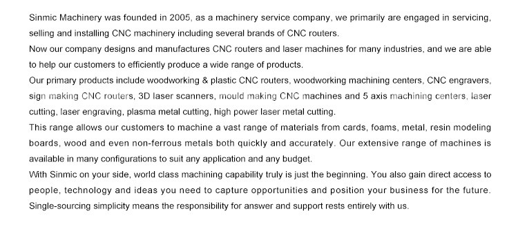 済南人気sinmic金属1325プラズマ切断機用鋼、ステンレス鋼、アルミニウム、鉄シート中国製仕入れ・メーカー・工場