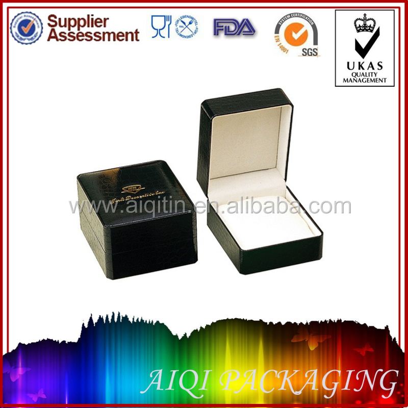 2014 newest hot selling red wine pu leather packaging box