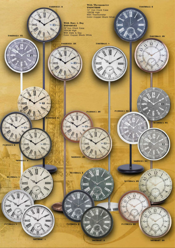 カスタム時計の針広州dannol/フロアスタンド温度湿度クロック問屋・仕入れ・卸・卸売り