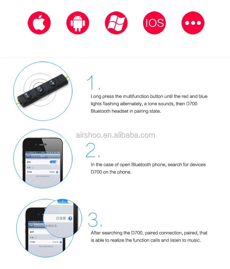 Newest In-ear Syllable Wireless Bluetooth Headphone,Dual Bluetooth In