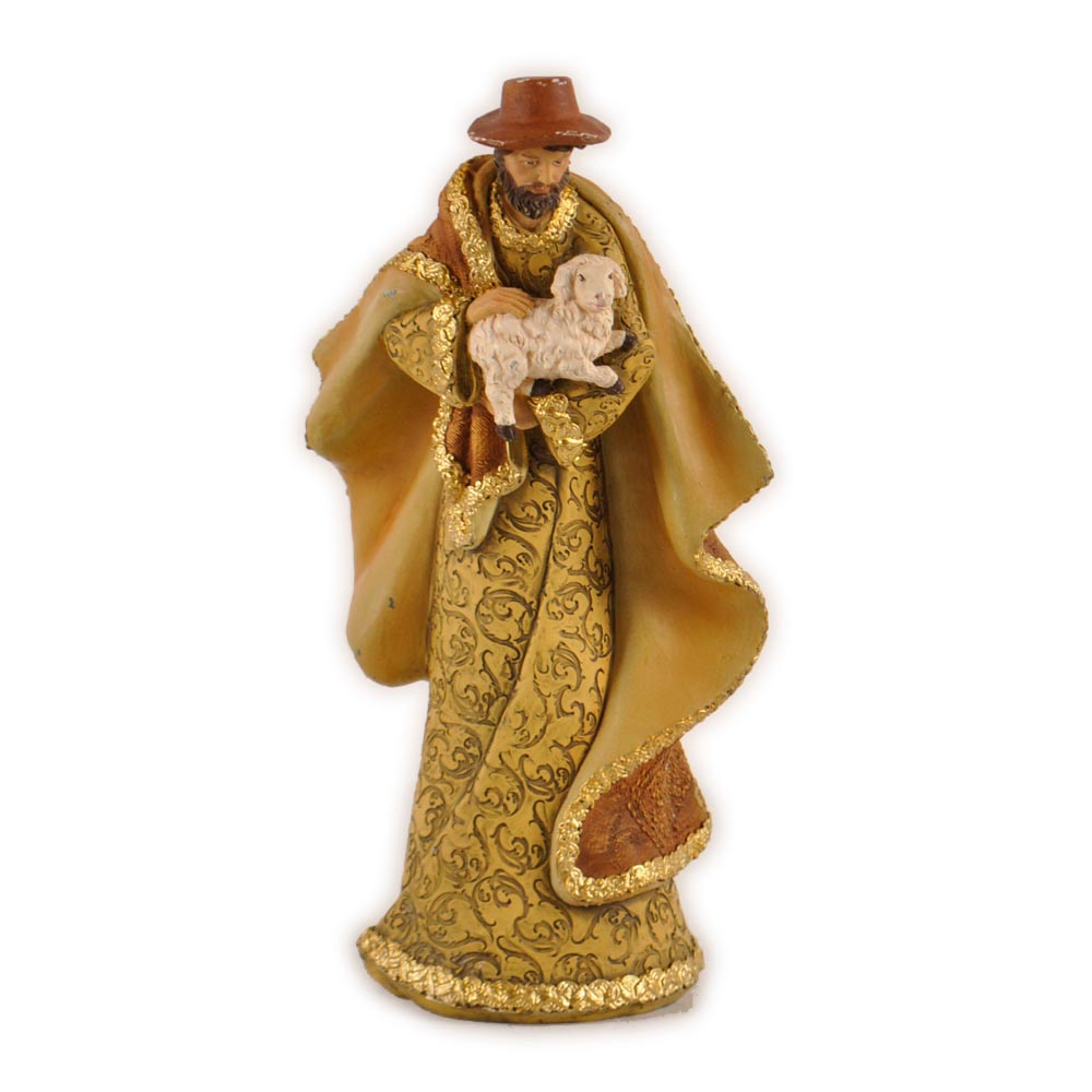 黄金の服12'' キリスト降誕セットのための宗教的な家の装飾仕入れ・メーカー・工場