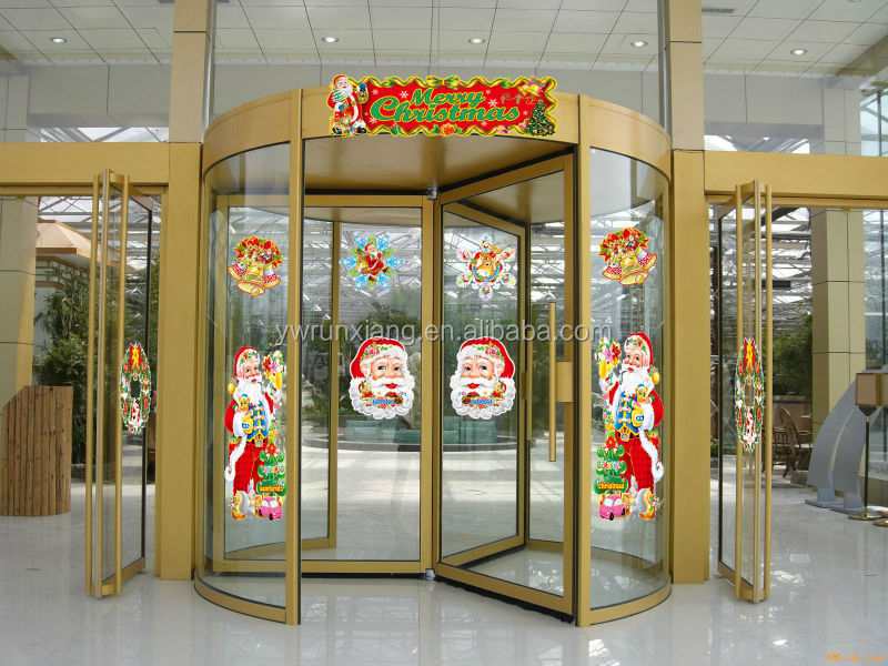 熱い販売の2014年3dきらめきクリスマスの装飾の、 ファッションクリスマスの窓に貼るステッカー画像佛問屋・仕入れ・卸・卸売り