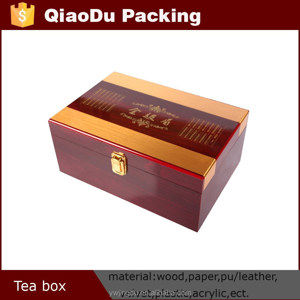 custom tea box (wooden tea box,tea packaging box,wooden gift 