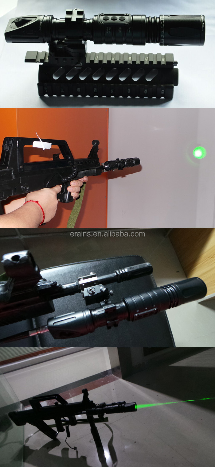 Suzero出力電力20-100メガワット調節可能な長距離戦術グリーンレーザー懐中電灯指定子トーチ仕入れ・メーカー・工場