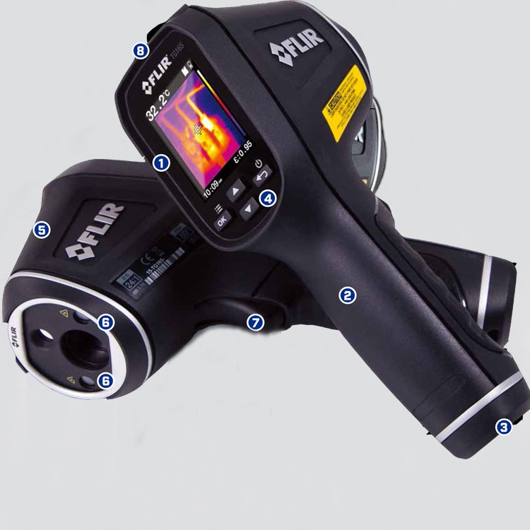 Flir tg165 ir温度計安い熱イメージャ で 80 × 60解像度範囲- 25 〜 380c仕入れ・メーカー・工場