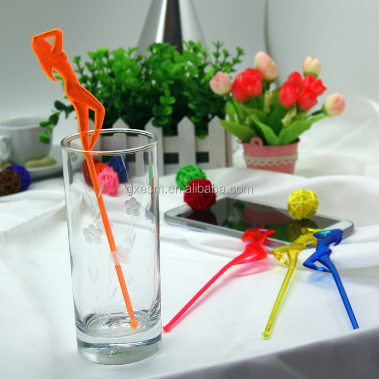 プラスチック製のカラフルなハート大オリフィスのコーヒースターラー問屋・仕入れ・卸・卸売り