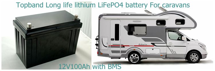 caravan battery 12V 100AH