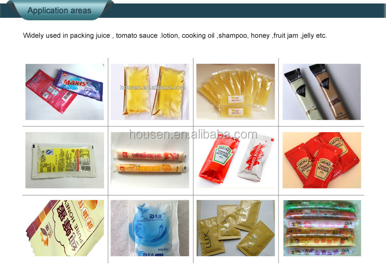 Automatic black pepper sauce packaging machine with CE Certification
