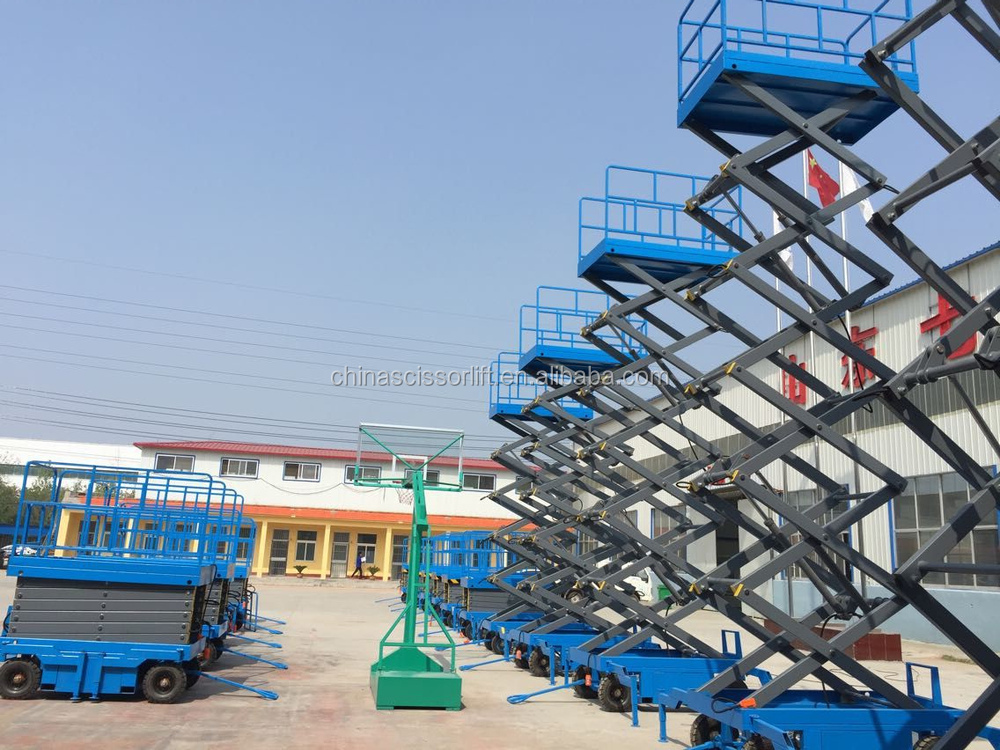 10M Mobile Electric Scissor Lift/Hydraulic Scissor Lift Platform