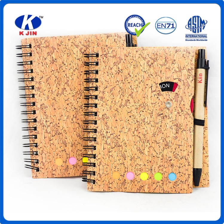 notebook with pen